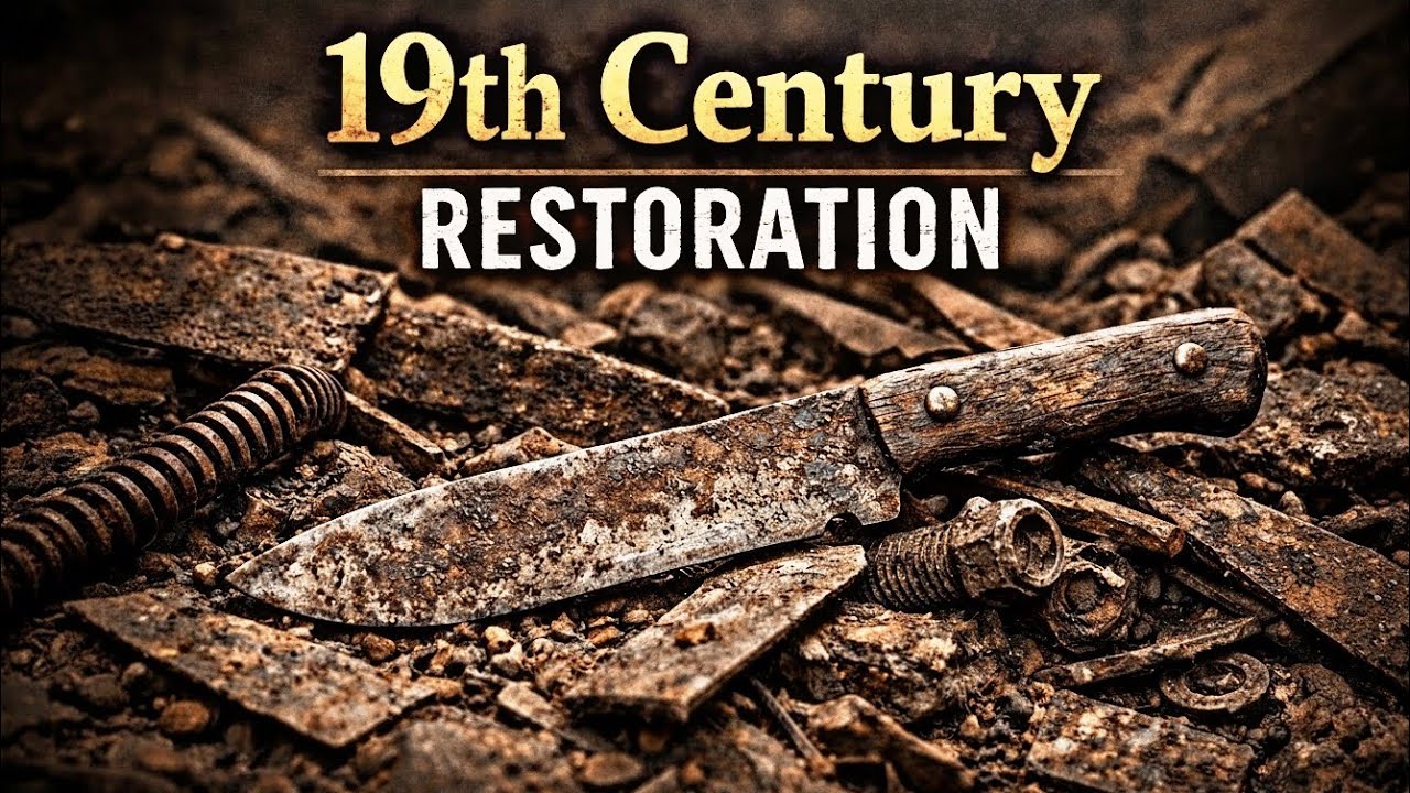 Restoring a 19th Century Knife Found in Scrap | Antique Knife Restoration