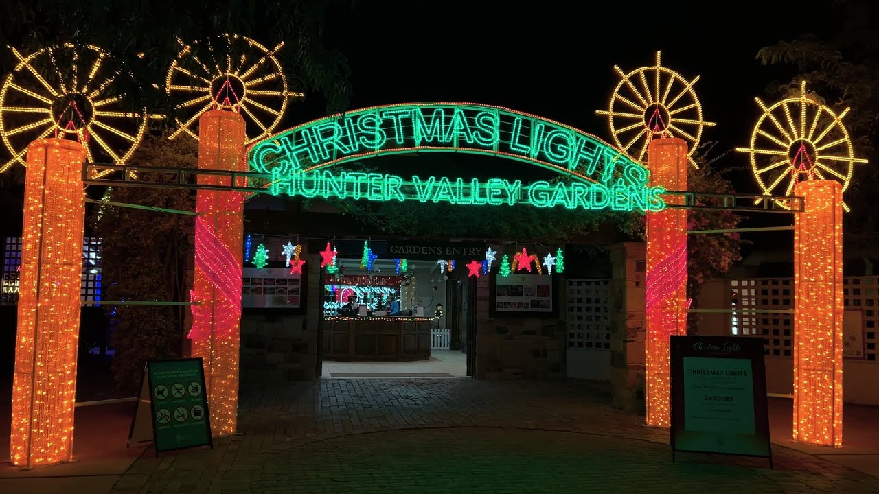 Hunter Valley Gardens Christmas lights 2023