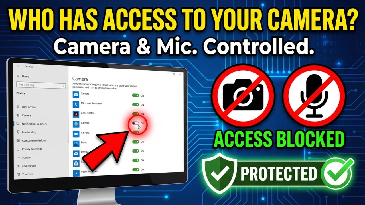 How to Stop Apps from Accessing Your Camera and Microphone on Windows