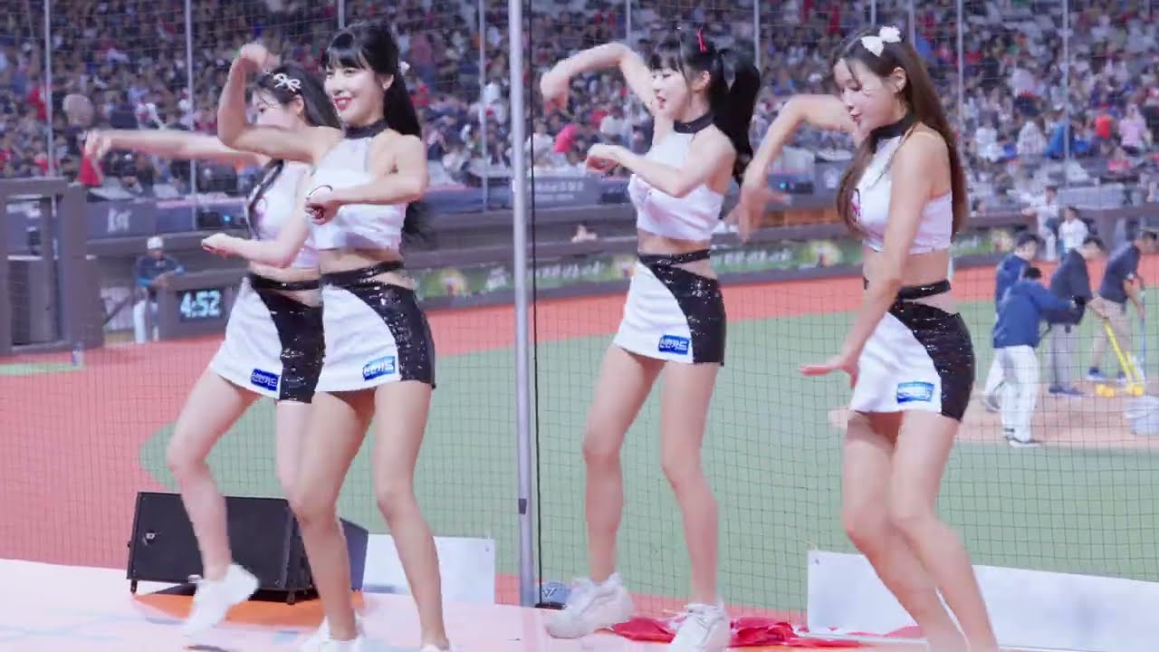 0524-LGTwins 中場舞 #계유진 #桂裕眞 #원민주 #元民柱 #우혀준 #禹惠俊 #차영헌 #車榮玹！ LG雙子四大金釵太好看啦，這次的主題日超過100分
