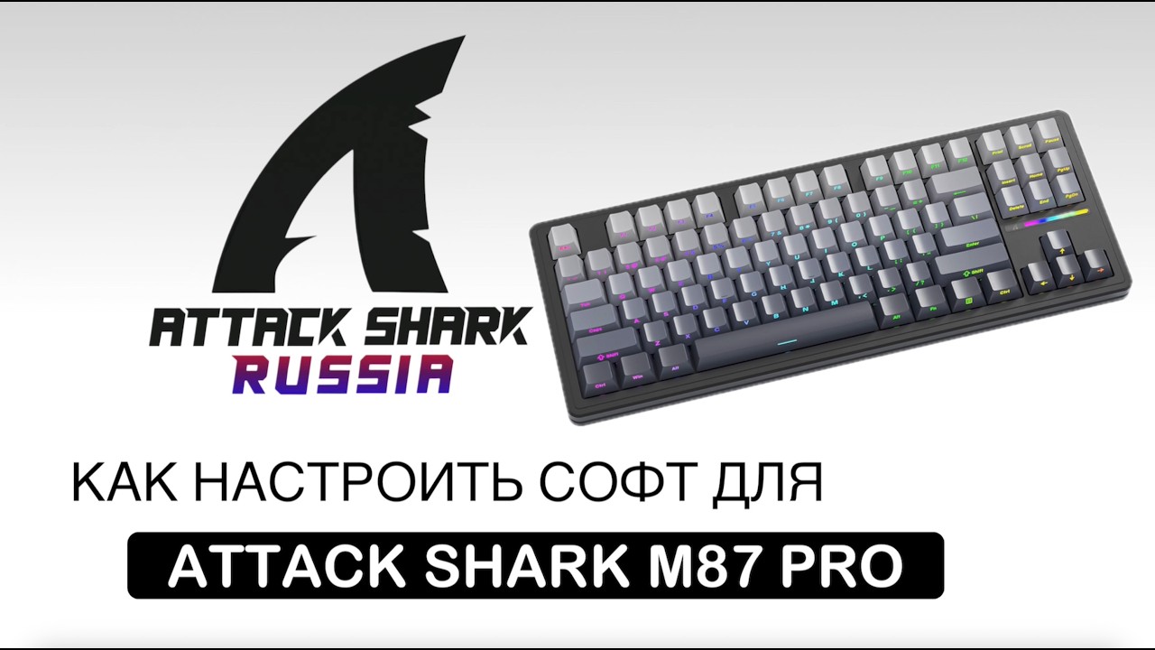 ATTACK SHARK M87PRO — КАК НАСТРОИТЬ СОФТ | SOFTWARE GUIDE