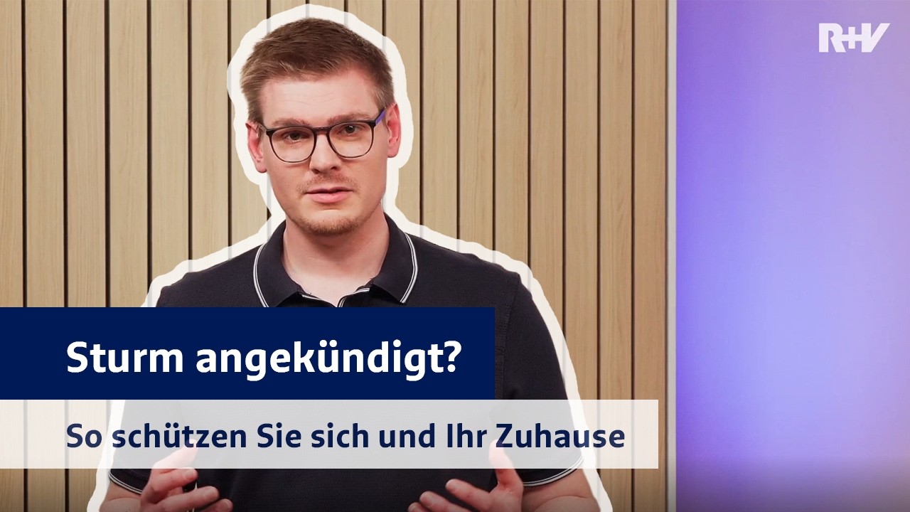 Sturm im Anmarsch: So schützen Sie Haus, Garten und Auto