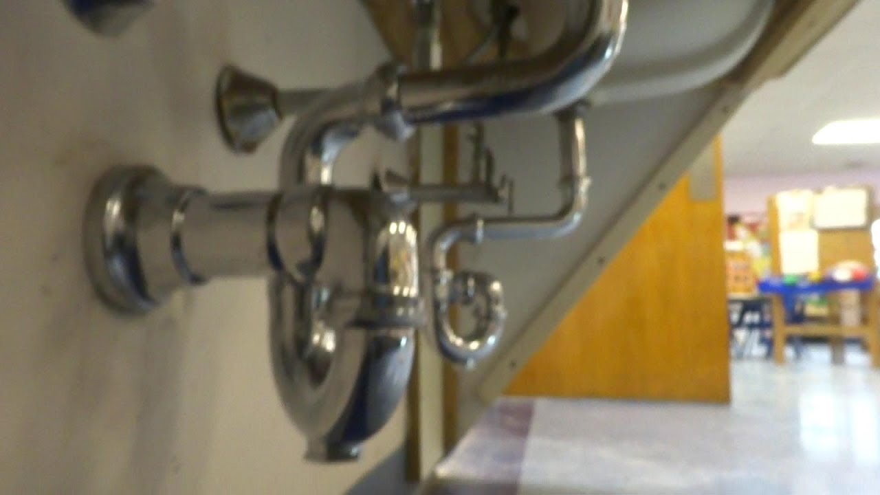 Tubular copper traps under sinks replaced