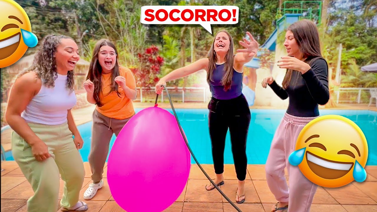 DESAFIO DO BALÃO SURPRESA!! TEVE BRIGA..