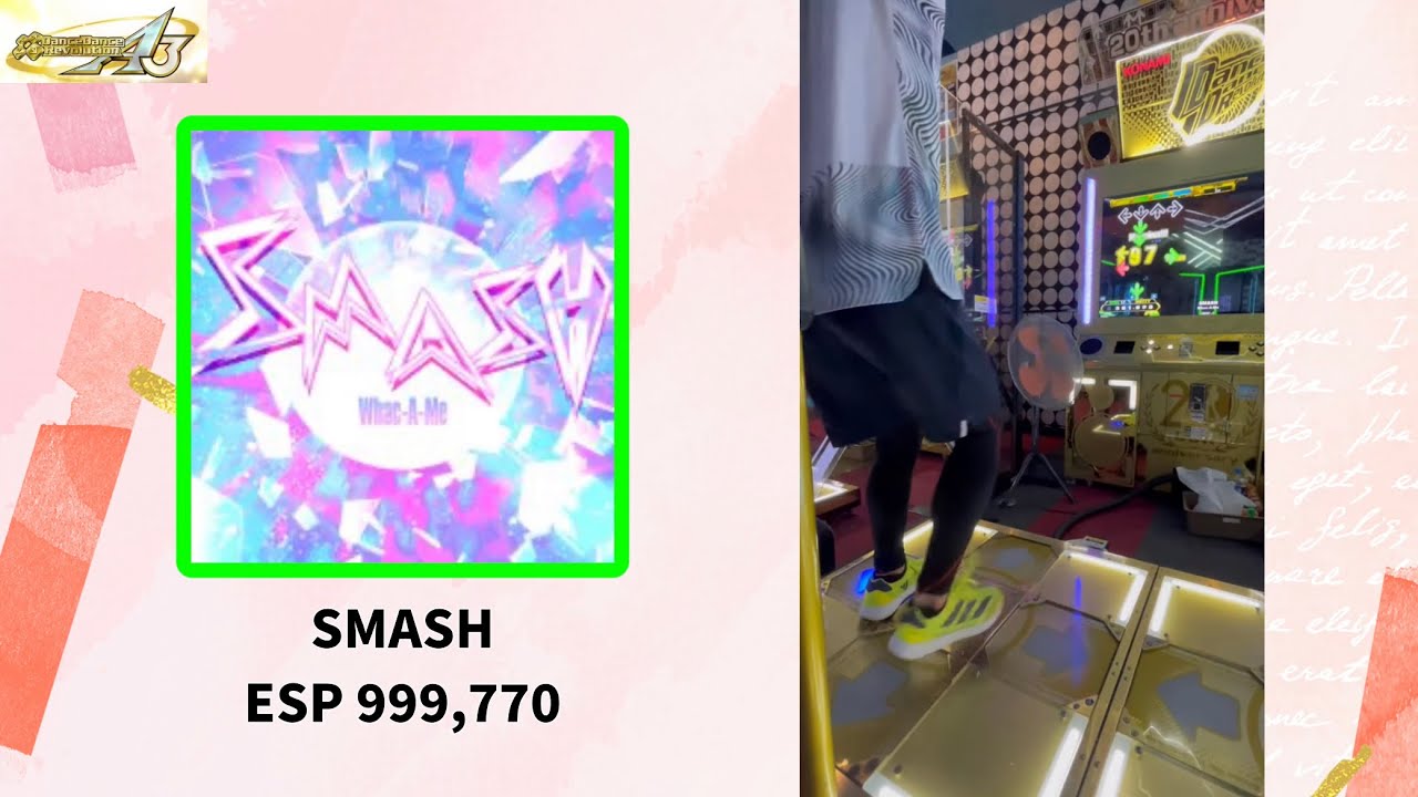 【DDR】SMASH ESP 999,770