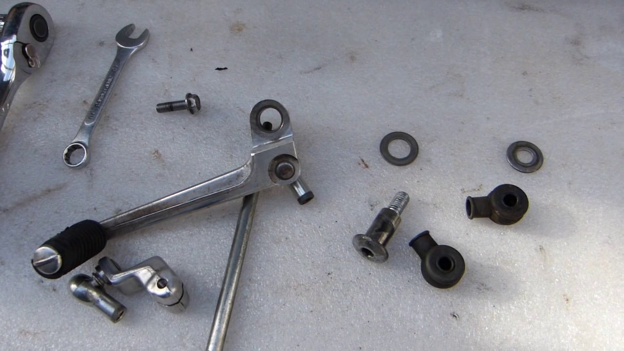 Gear shifter clean, lube, mount & adjust position