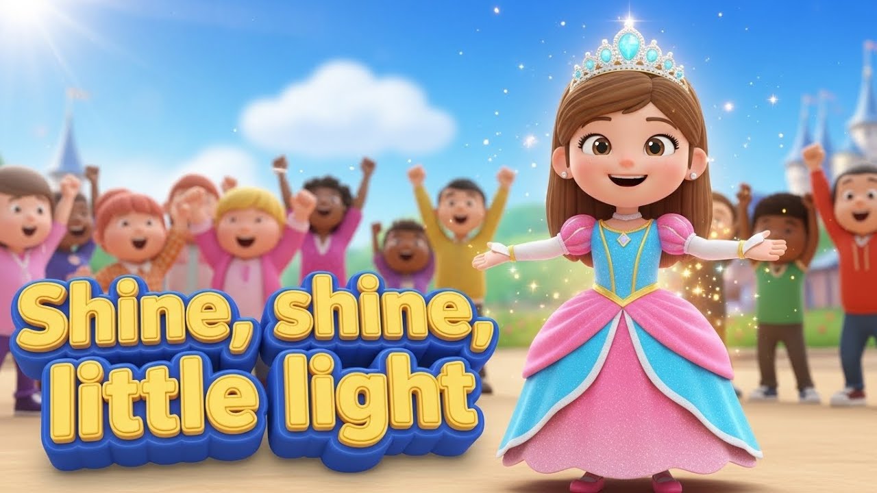 Shine Shine Little Light 🌞 | Kids Song About Love & Kindness | Happy Morning Song