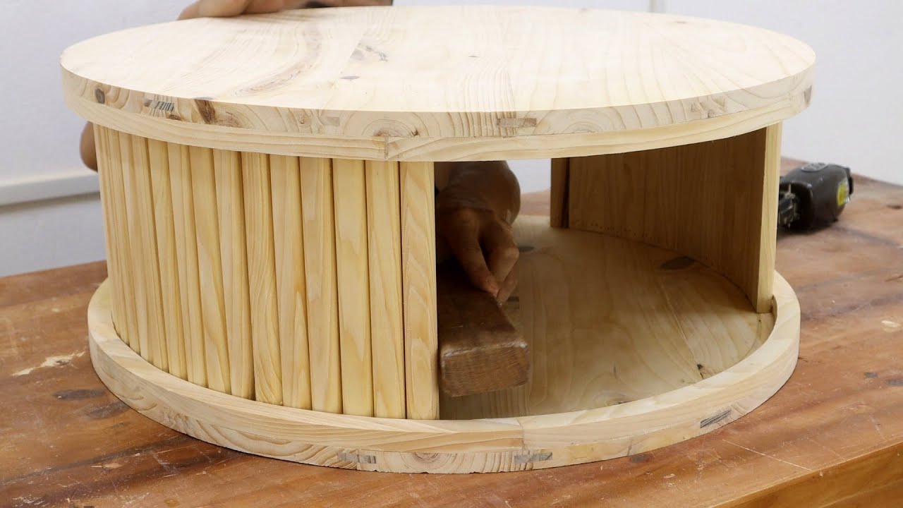 Novelty Unprecedented Handicraft Woodworking Project // Modern Style Tea Table Design And Build