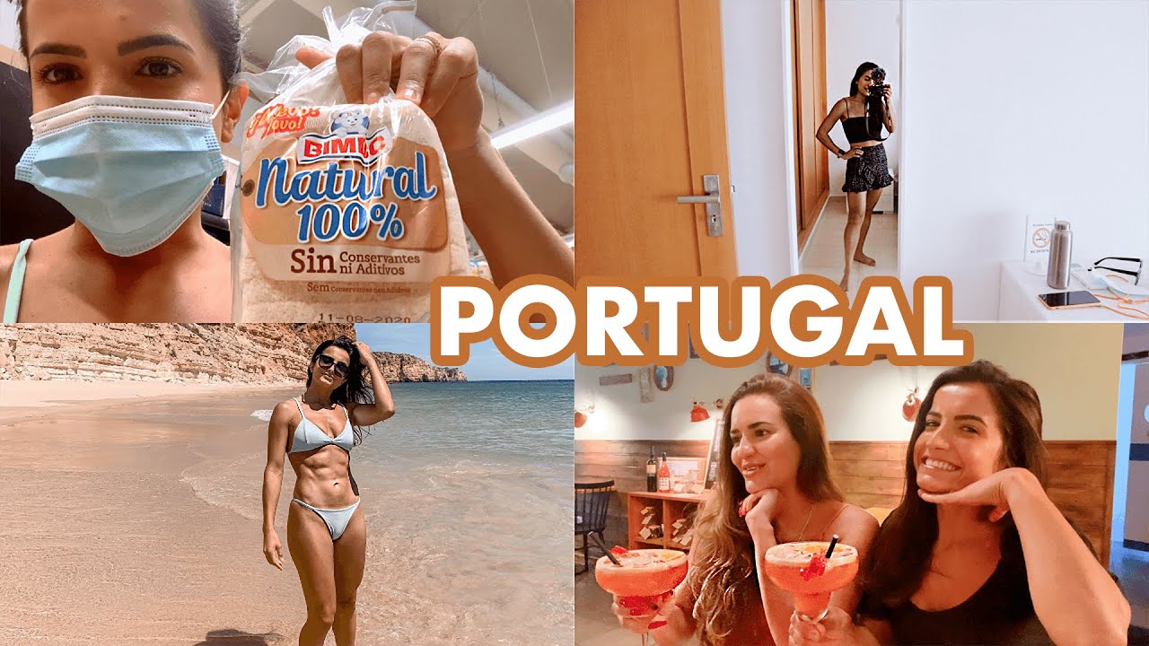 VLOG EM PORTUGAL: tour na casa, supermercado, rotina da manhã, praia do camilo ☀️ | Vanessa Lino