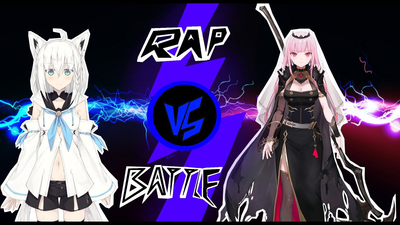 Fubuki vs Calli Godzilla Rap Battle