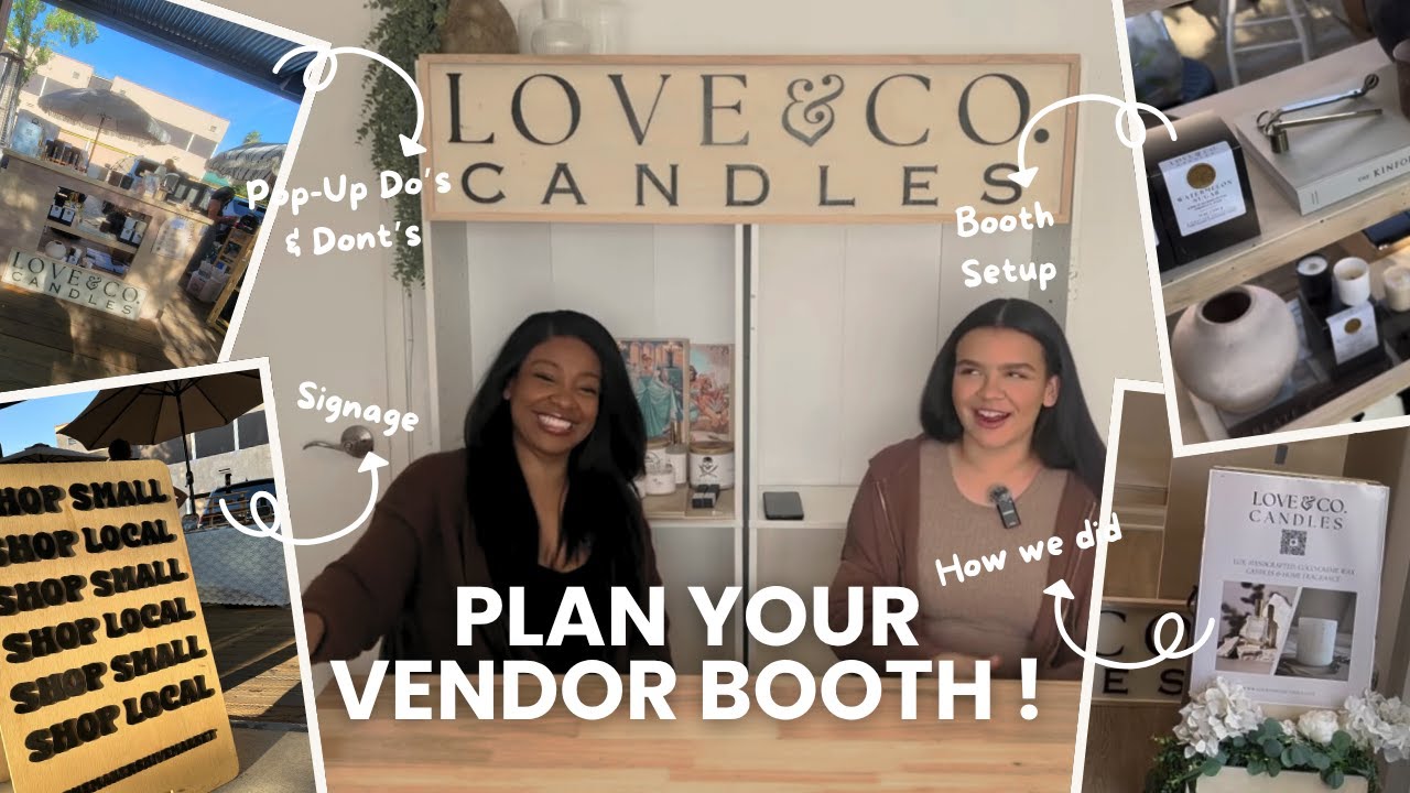 Pop-Up Market Do’s & Don’ts | What We Learned as New Candle Vendors Compilation
