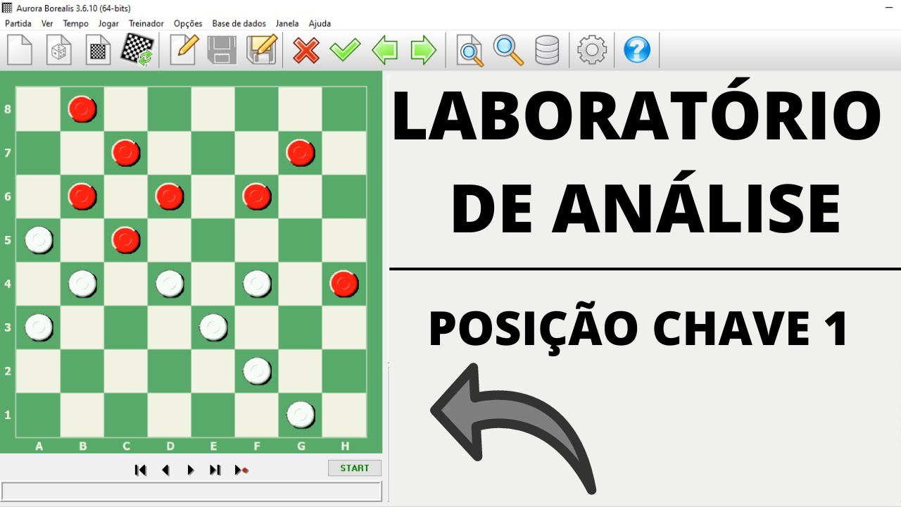 Jogo de Damas : Analisando Posição Chave ( Programa Aurora )