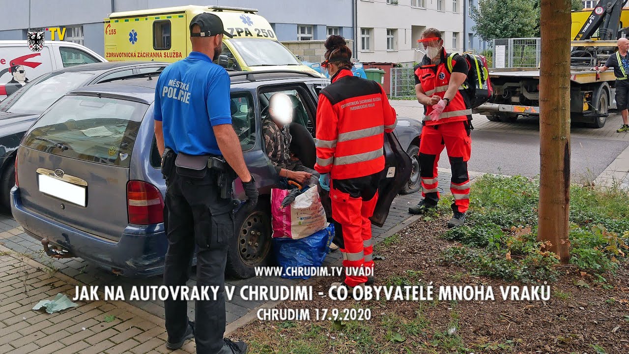 Město Chrudim řeší autovraky - 17.9.2020 - co s bezdomovci?