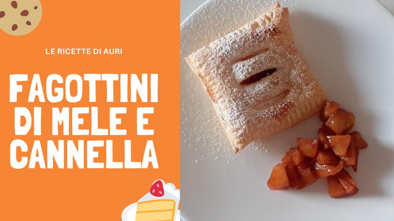 Fagottini di pasta sfoglia con mele e cannella 😋
