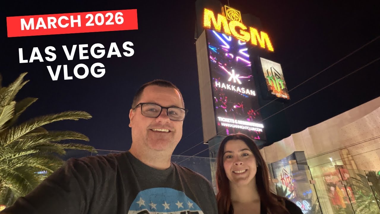 Las Vegas Vlog March Day 1 | We're Back Babay! | MGM Grand | Luchini