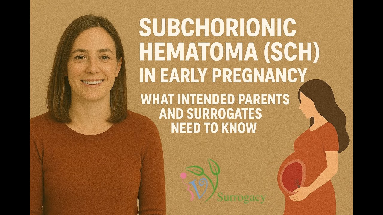Subchorionic Hematoma (SCH) in Early Pregnancy: What Intended Parents and Surrogates Need to Know