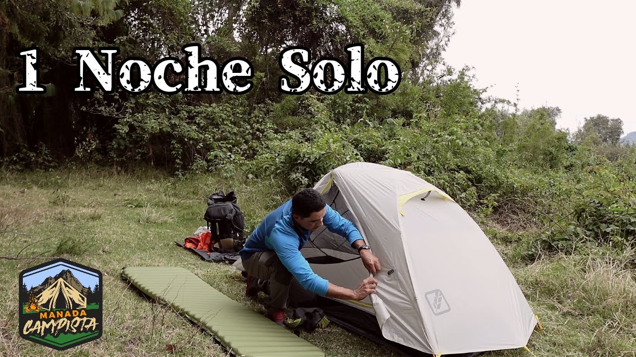 🏕️ Acampando una noche SOLO en el bosque 🌲🌲🌲
