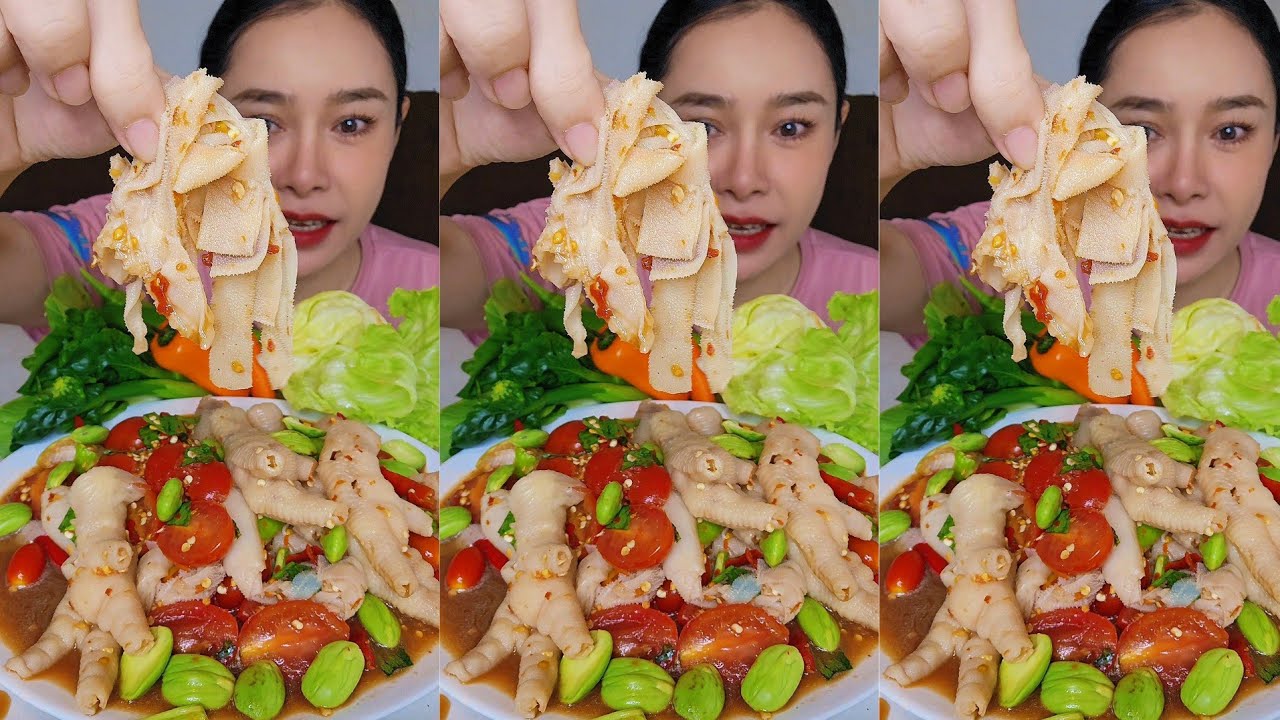 " ตำสไบนาง ขาไปแกะ แซ่บๆ 🌶️