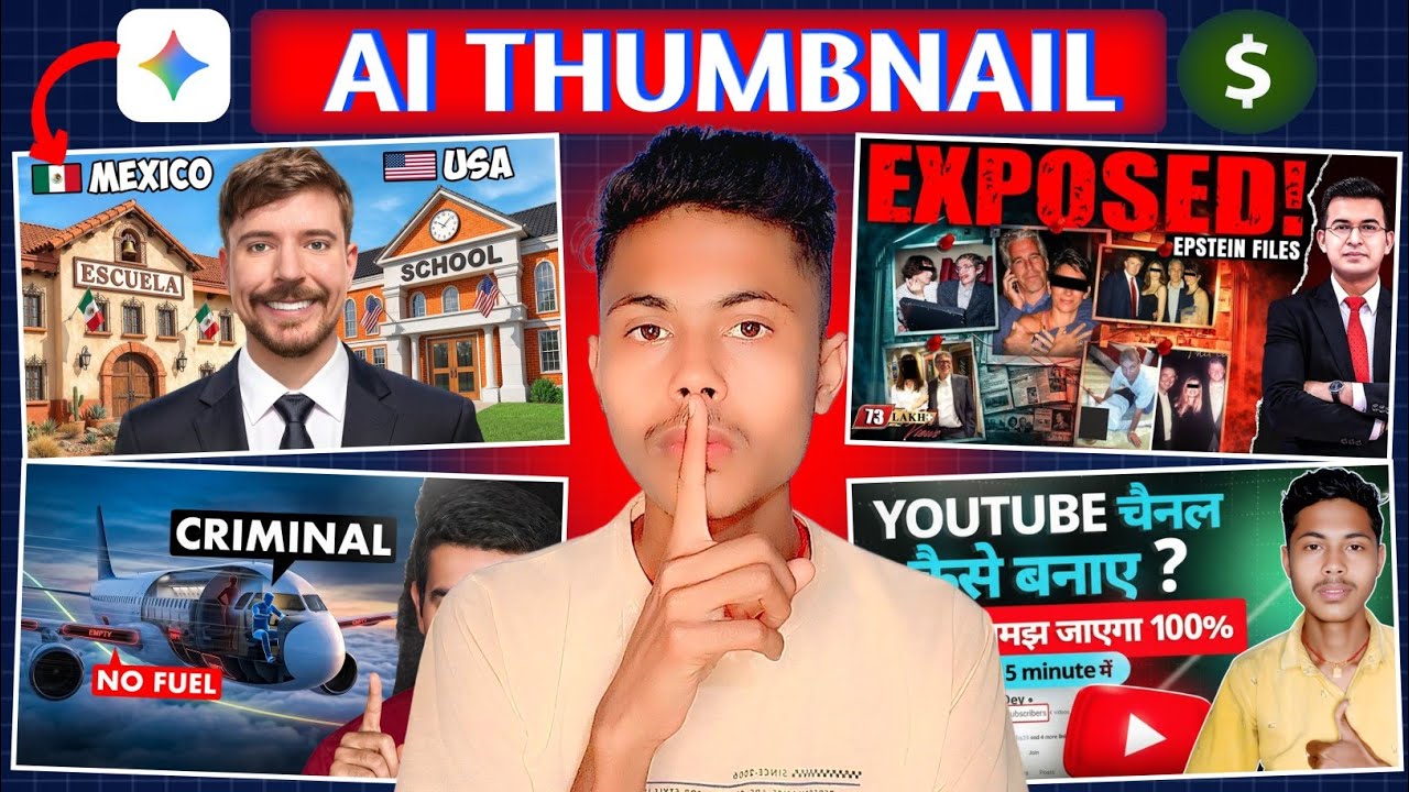 Ai Thumbnail Kaise Banaye | How To Make Ai Thumbnail | Mobile Se Ai Thumbnail Kaise Banaen | 