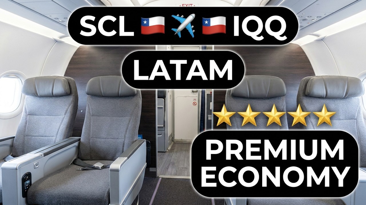 LATAM LA168 | 🇨🇱 Santiago (SCL) - Iquique (IQQ) 🇨🇱 | Airbus A321 | Premium Economy
