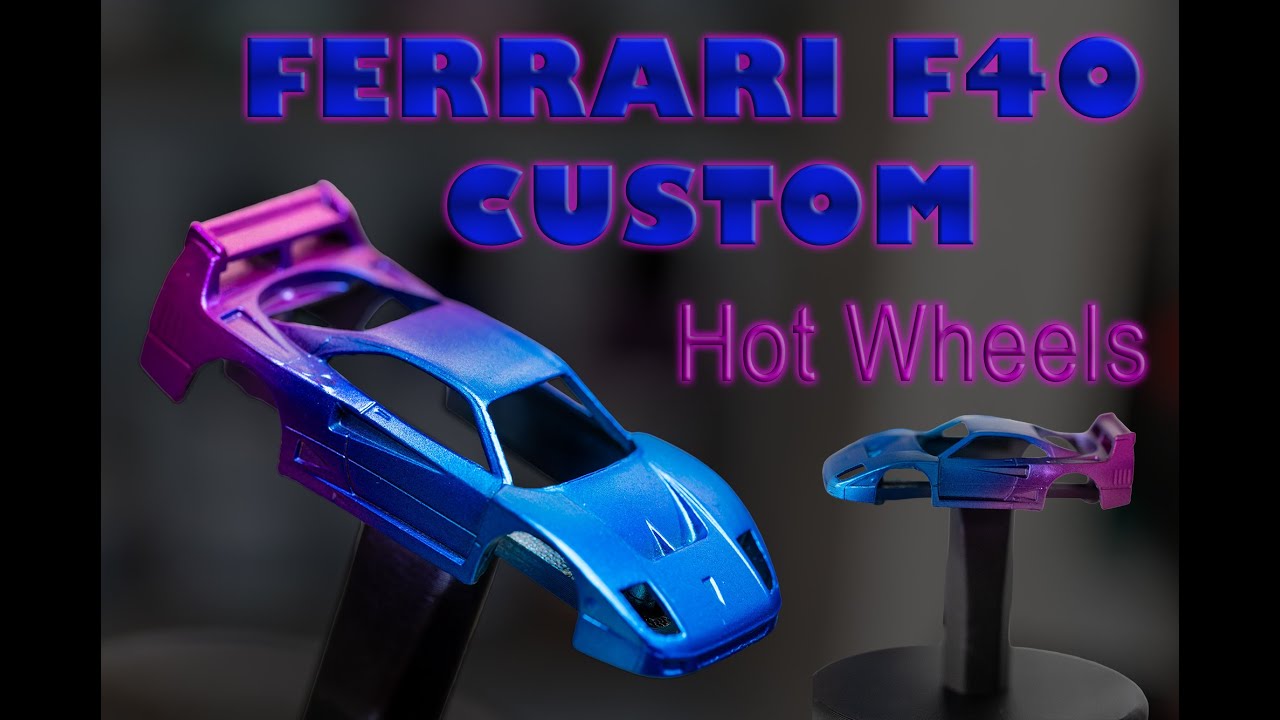 Hot Wheels Custom – Teil 1: Zwei Ferrari F40 Competizione im neuen Look