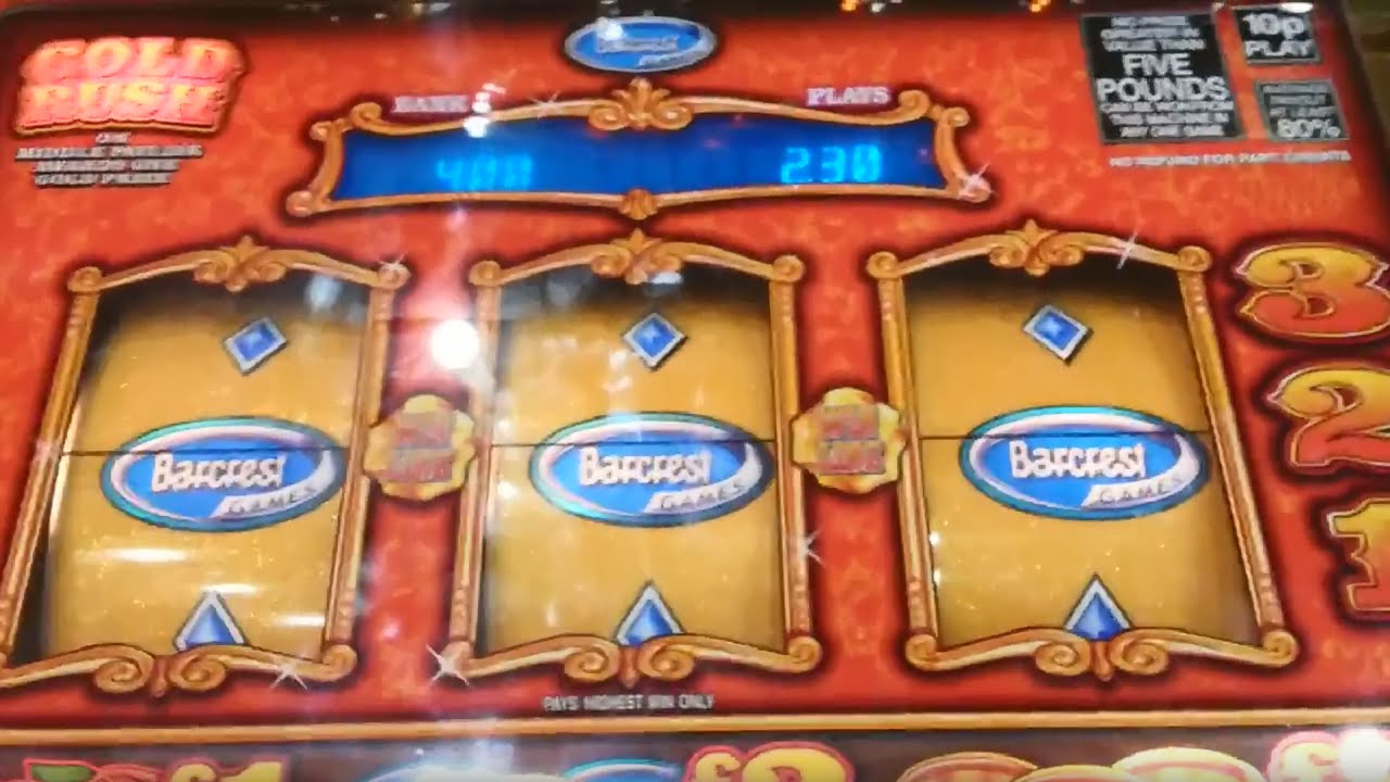 £5 Challenge Gold Rush Fruit Machine at Westward Ho! Devon