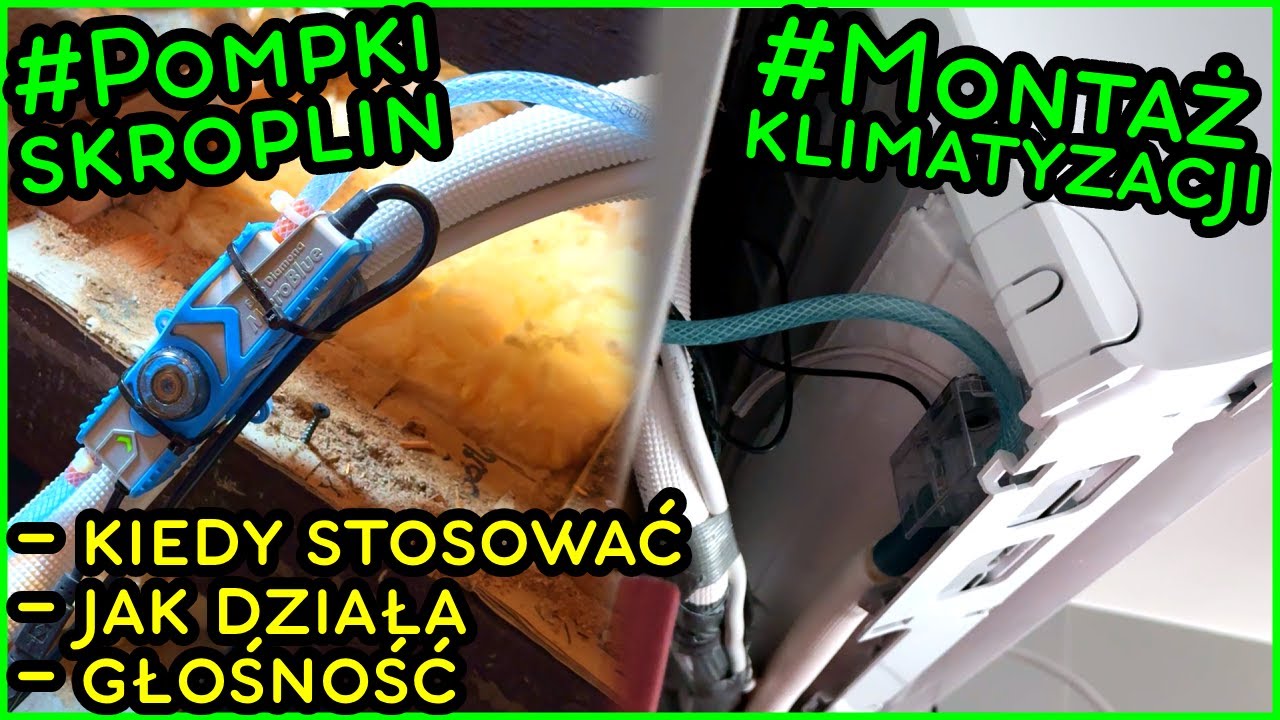 Montaż klimatyzacji Haier Flexis i pompki skroplin