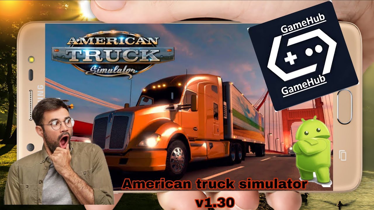 American truck simulator  no gamehub tutorial e gameplay e arquivo vem conferir 