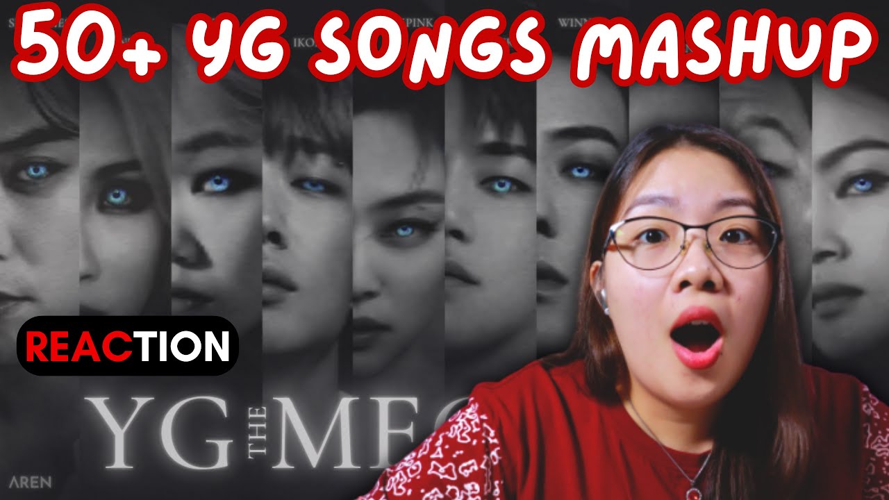 REACTION YG THE MEGAMIX [Mashup of 50+ Songs] ︱AREN MIX ! #ygentertainment #reactionvideo