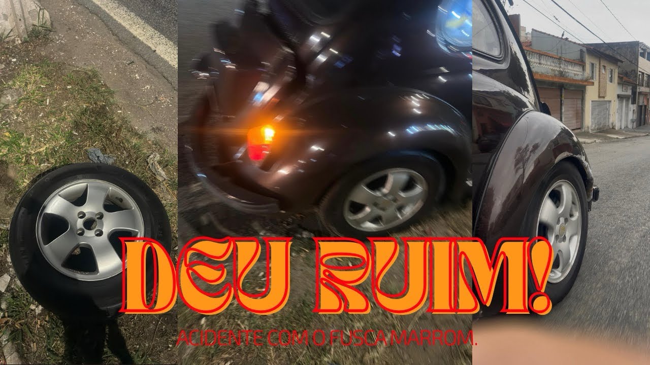 ACIDENTE COM O FUSCA, VEJA O QUE ACONTECEU!