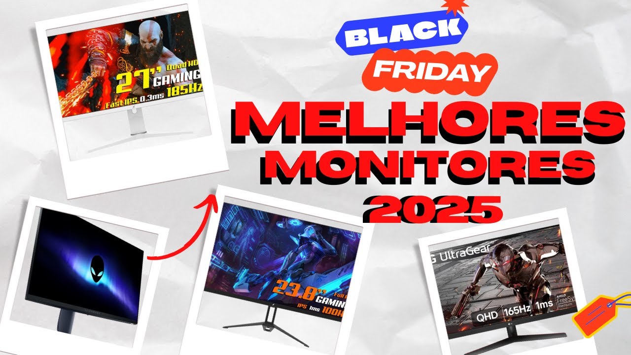 TOP 10 Monitores GAMER BARATO Custo-Benefício 2025 até 240hz - (Curvo, Ultrawide, oled, VA, IPS )