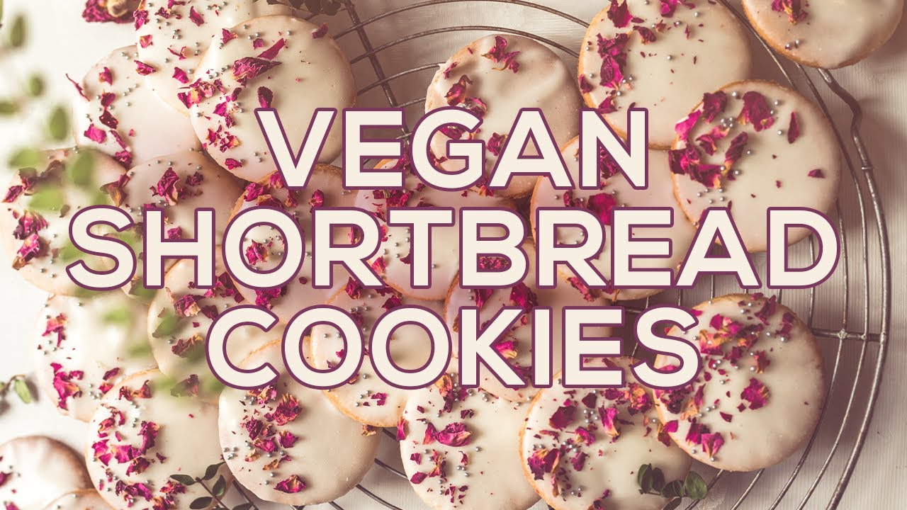Vegan Shortbread Cookies (3 WAYS!)  - Vegan Afternoon with Two Spoons