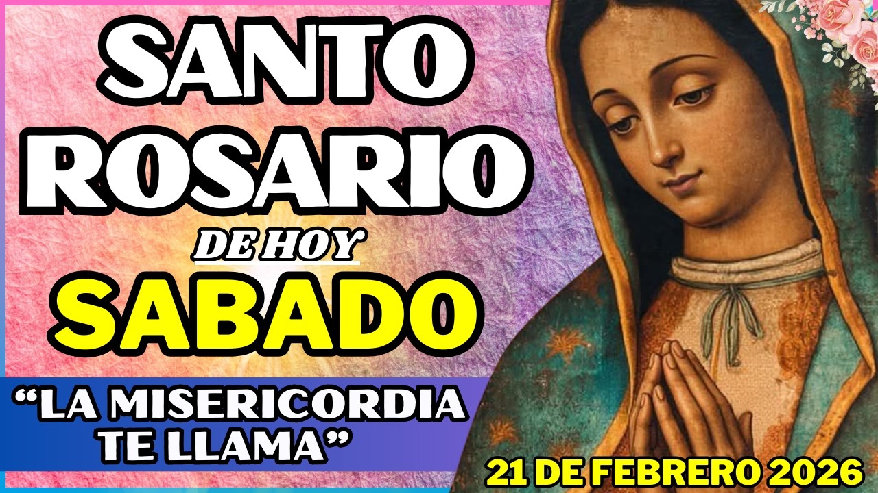 SANTO ROSARIO DE HOY SABADO La Virgen te recibe en el camino MISTERIOS GOZOSOS