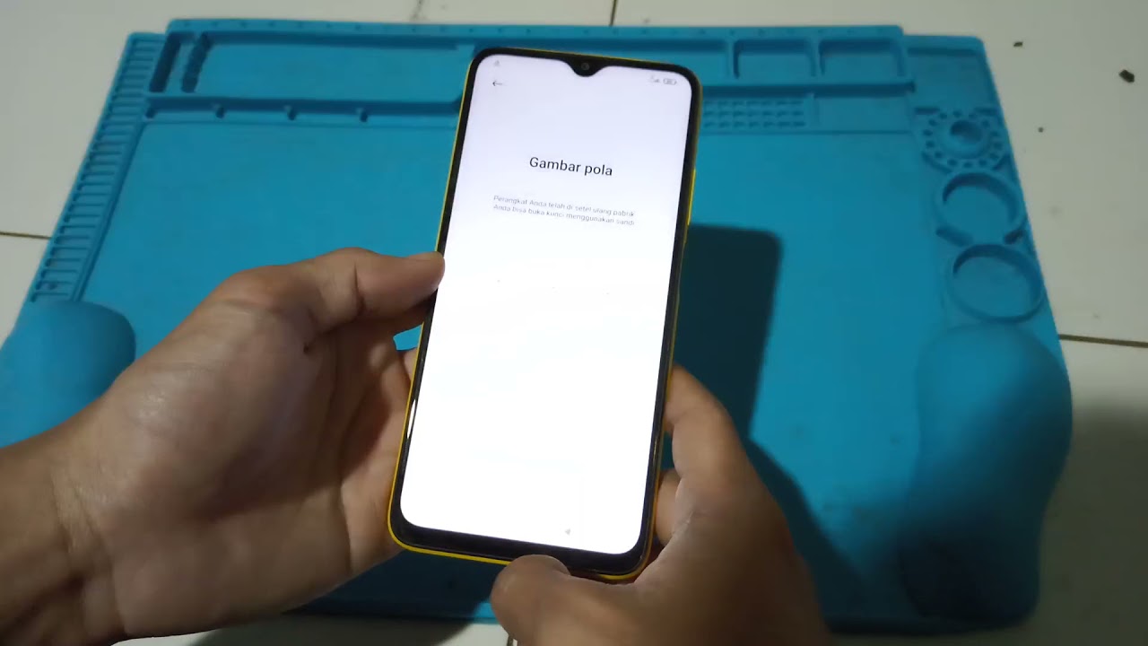 solusi lupa pola hp poco M3 / cara hard reset poco M3 + bypass FRP