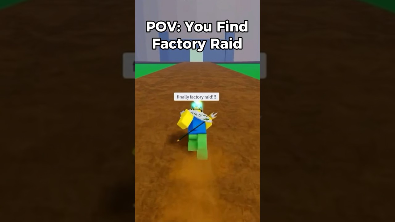 POV: You Find Factory Raid #bloxfruits #shorts #roblox