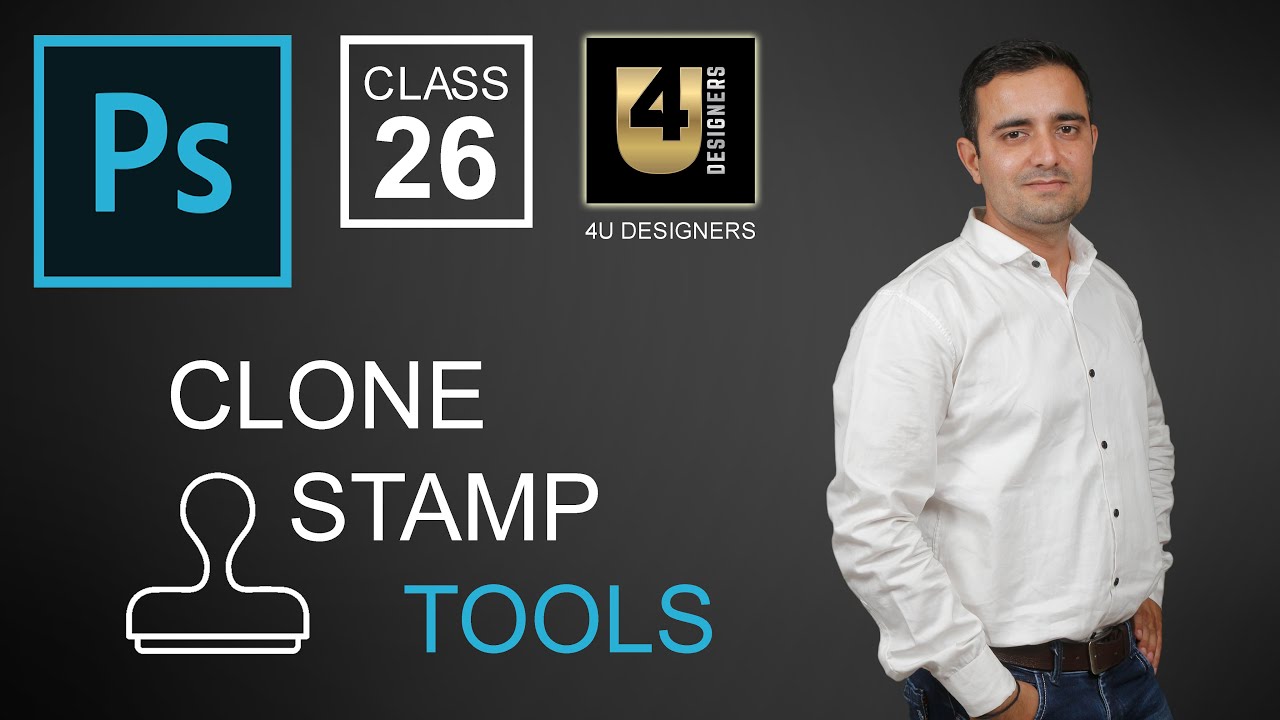 Clone Stamp Tool | Complete Tutorials | Adobe Photoshop for Beginners - Class 26