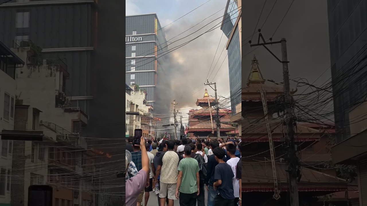 Gen-Z protests in Nepal !! Hilton territory!! 