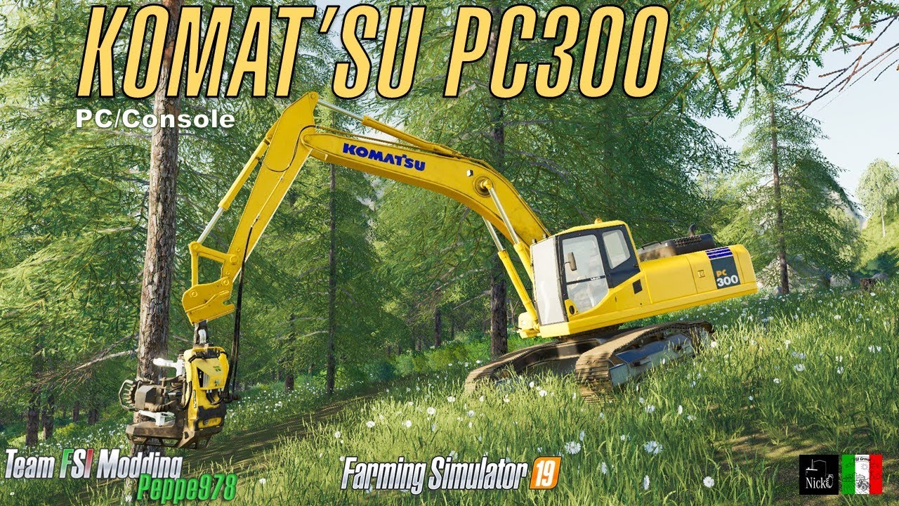 FS 19 🛠️ KOMAT'SU PC 300 Excavator by Peppe978 [Preview PC/CONSOLE] 