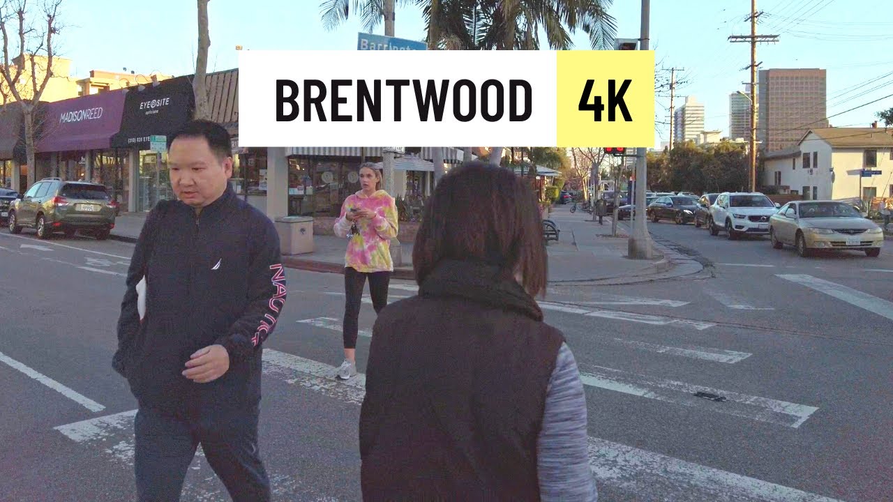 Walk Los Angeles, Brentwood | 4K