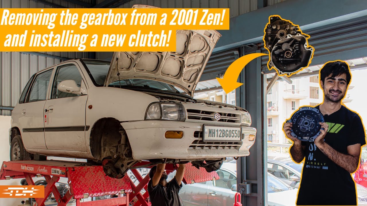 Removing the GEARBOX and doing a CLTUCH change on a 2001 Zen! | Project Zen