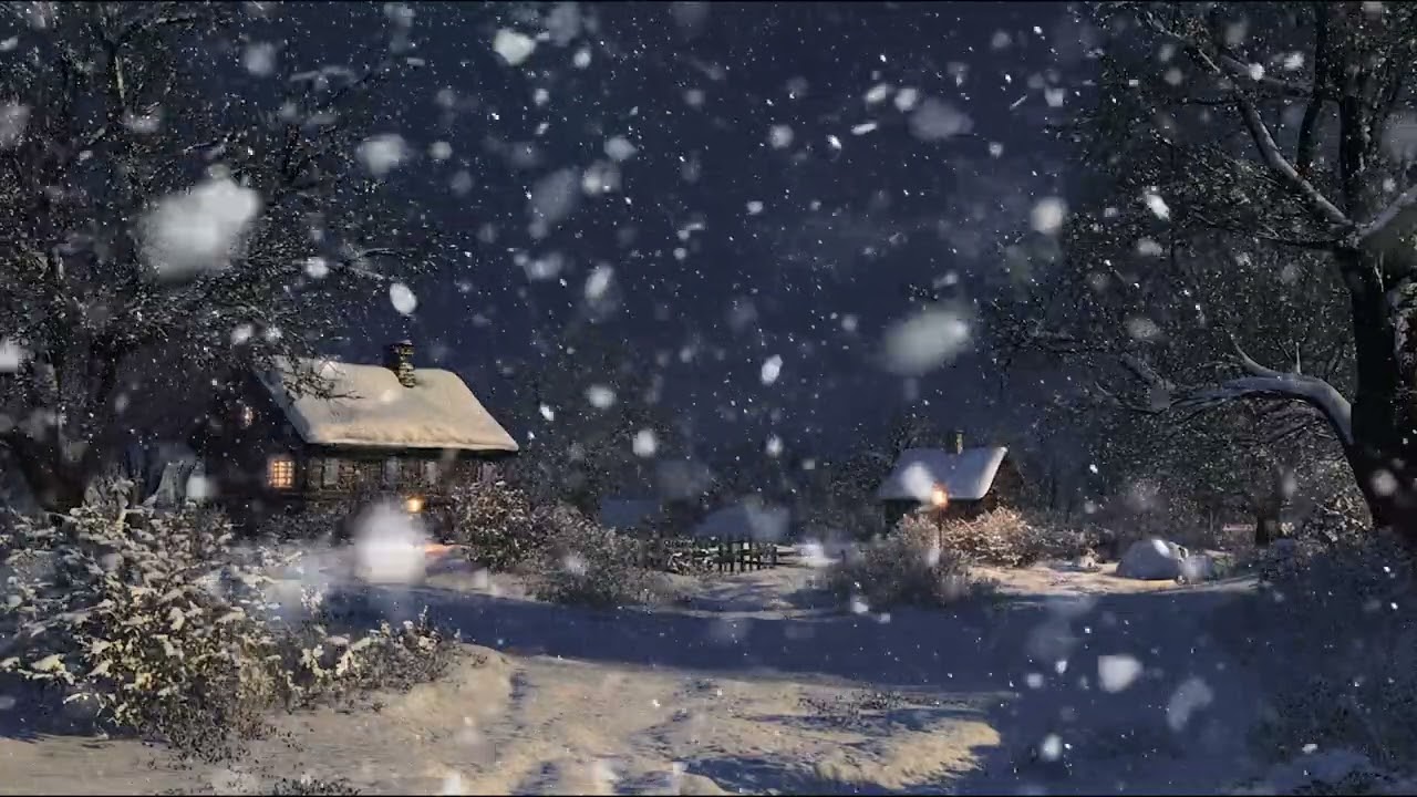 The Sound of Wind Blowing Through Winter Snow - Cold but Relaxing and Meditative Sound