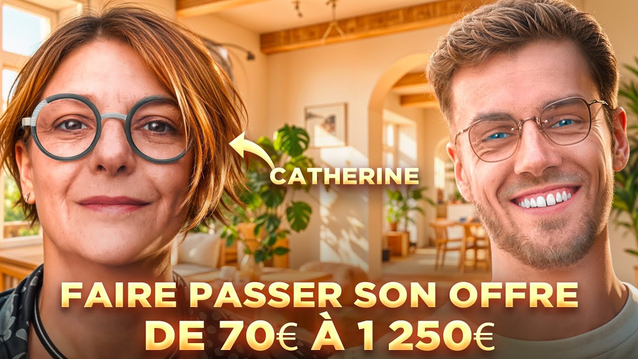 Comment Catherine est passée de 70€ la séance à une offre à 1 250€ tout en vendant en présentiel