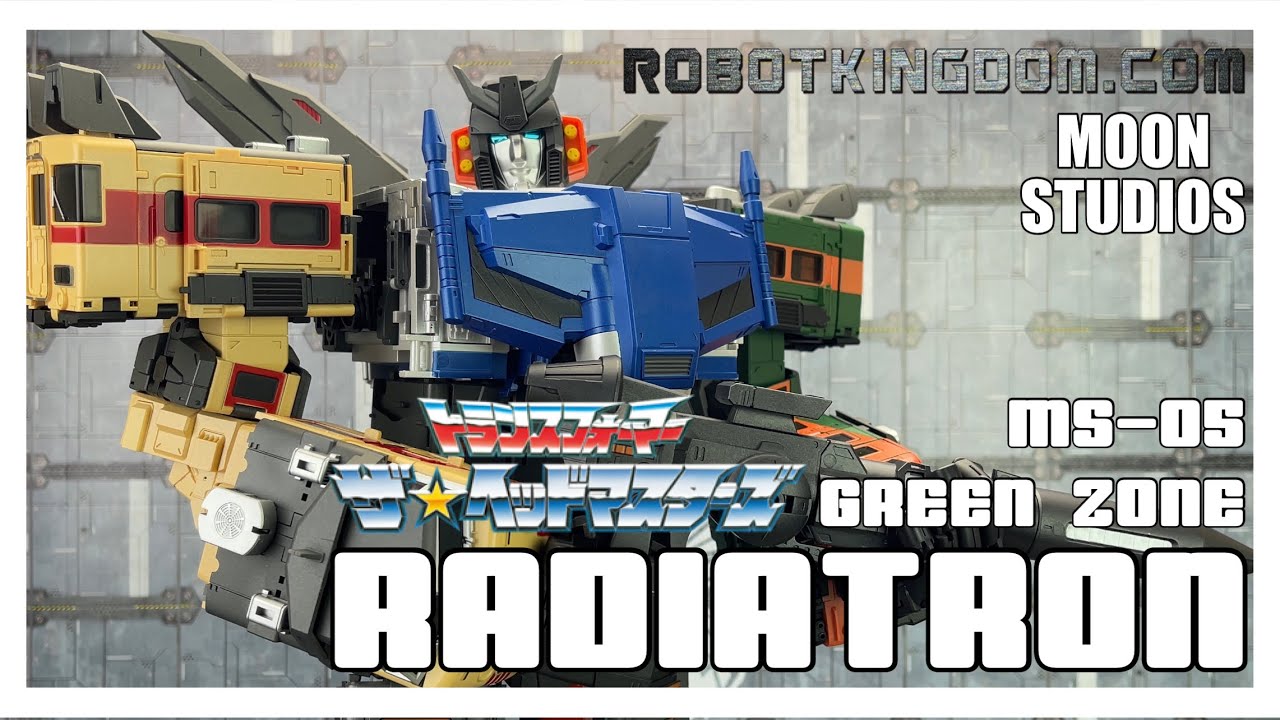 Moon Studios MS-05 GREEN ZONE Suiken and Complete RADIATRON Transformers Masterpiece Raiden Review