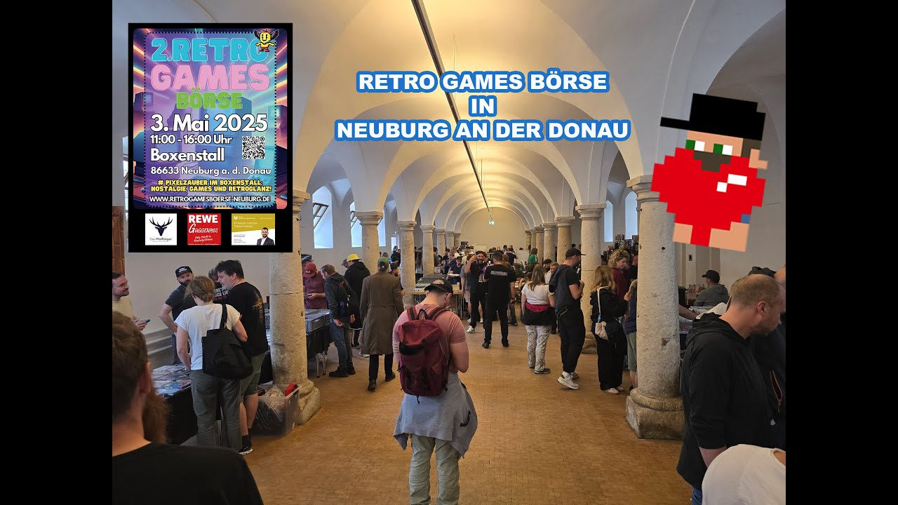 Flaumi on Tour - Games und Hardware gefunden! - Retrobörse in Neuburg an der Donau! 🎮
