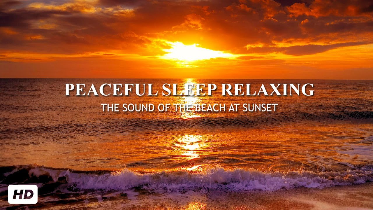 Sunset relaxation on the beach, no music, only the sounds of nature.