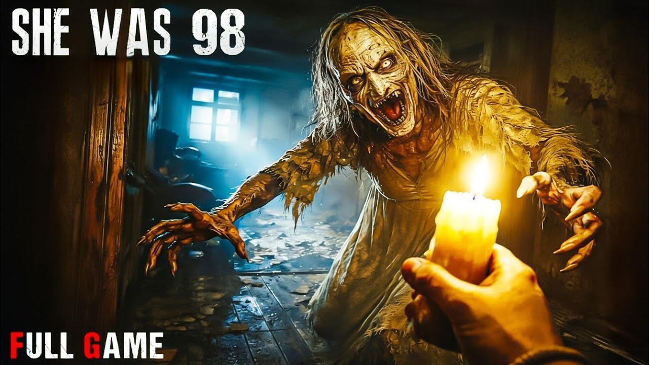 I visited a haunted house 😨|She was 98 full gameplay|On Vtg!