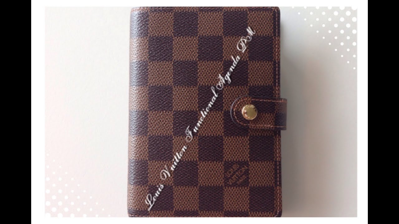 Louis Vuitton Agenda PM in Damier Ebene