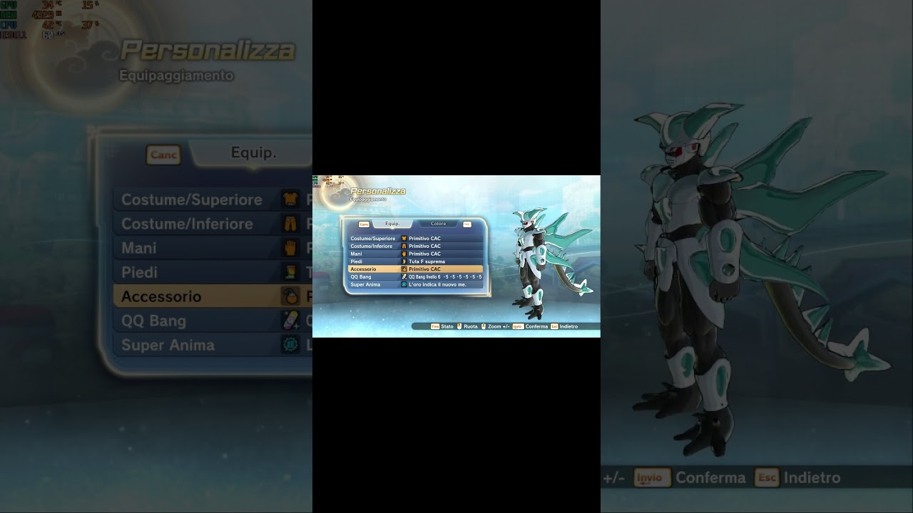 Dragon Ball Xenoverse 2 MODS CAC Frieza race outfit Bio Suit