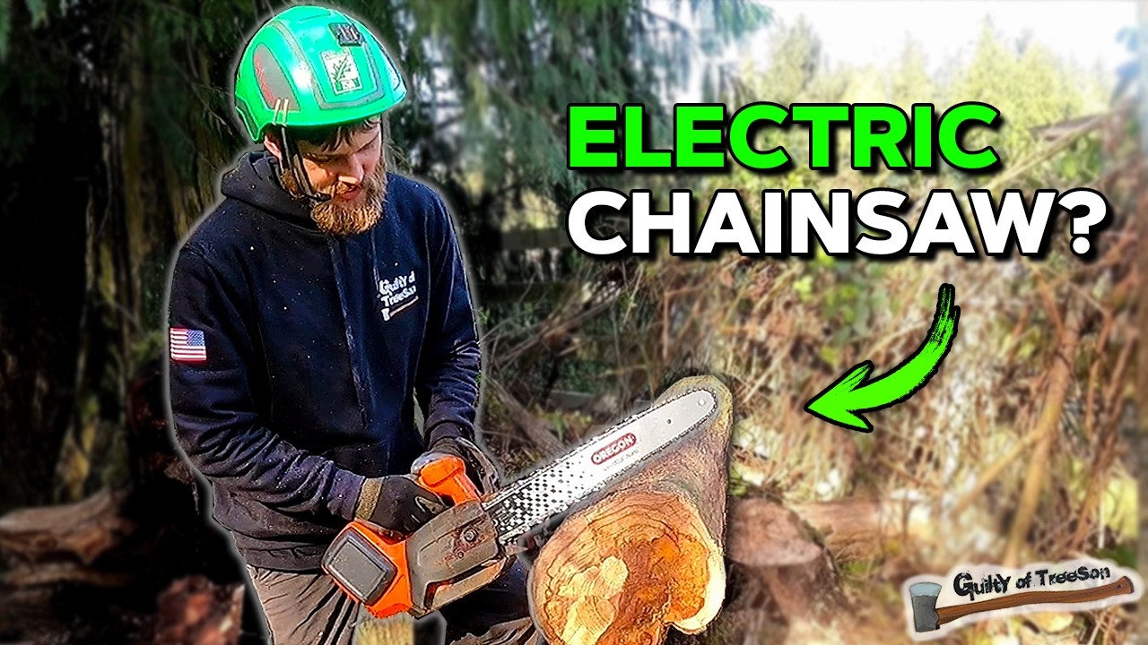 Is This NEW Electric Chainsaw Any Good? (Husqvarna T542i XP Review)