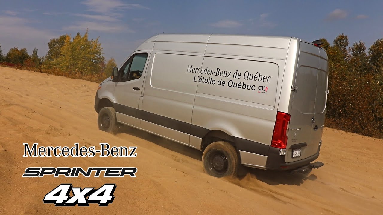 Mercedes-Benz Sprinter Дизель 4x4 | Тест на тягу! | Песок, прицеп и мокрая трава!
